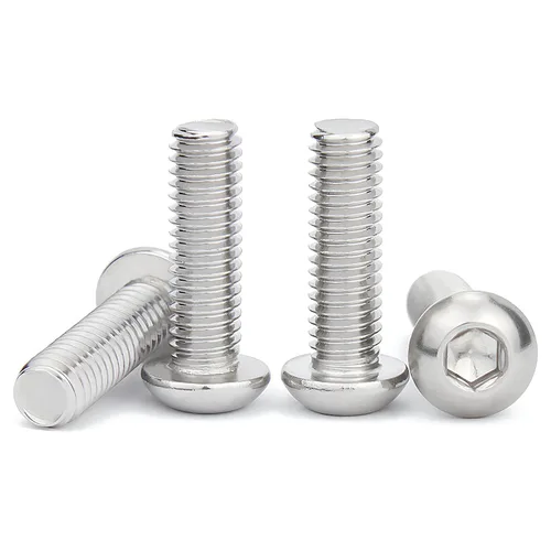 Vista 17 de Tornillo de Cabeza de Botón M3-0.5x12mm con Enchufe de Casquillo, Tornillos M3 de 12mm Métricas, Tornillos Allen Hexagonales, Acero Inoxidable