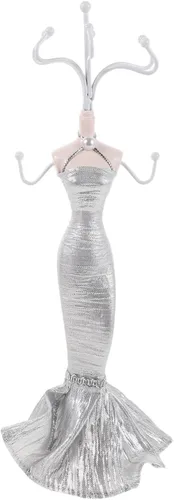 Vista 7 de YARNOW Mannequin Jewelry Holder: Princess Model Jewelry Display Stand for Earrings and Necklaces - Mannequin Neckplace Organizer for Retail Shop