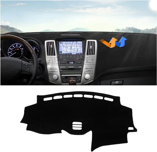 Vista 20 de Autorder Alfombrilla de Salpicadero para Rivian R1T 2022-2025 2026 Accesorios Cubierta de Salpicadero Manta de Salpicadero Franela Protección contra
