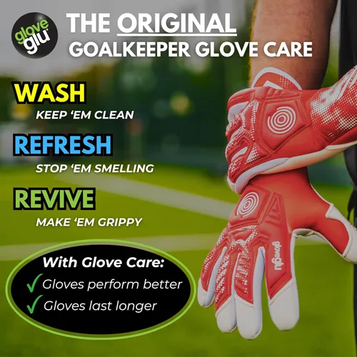 Vista 7 de Gloveglu MEGAgrip - Spray de agarre para guantes de portero Guante de portero avanzado Reviver Captura mejorada y mejor manejo del balón