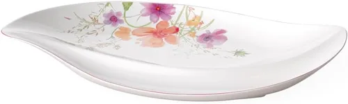 Vista 12 de Villeroy & Boch Mariefleur Gris Basic Breakfast - Plato redondo de porcelana premium con una decoración de flores juguetona, apto para lavavajillas