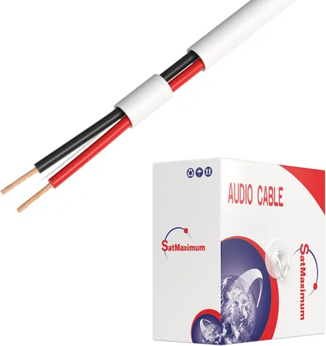 Vista 8 de Cables Direct Online Cable de altavoz 16/2 de 50 pies con clasificación CL2 para interiores de bajo voltaje de aluminio recubierto de cobre (CCA)