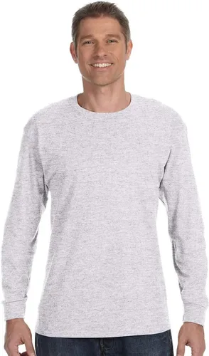 Vista 71 de Gildan - Camiseta de algodón y de manga larga para hombre, modelo G2400 (1) verde irlandés + (1) negro