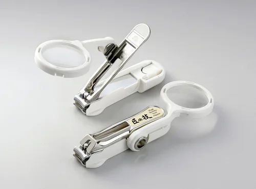 Vista 4 de Takuminowaza Japón de alta clase de acero inoxidable Clipper Nail Clippers Loupe