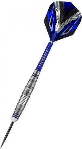 Vista 3 de Harrows Vespa Dardos de latón con punta de acero con vuelos Prime y ejes de fusión SuperGrip, 0.85 oz
