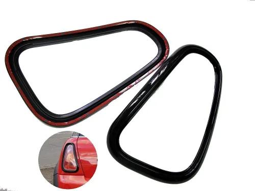 Vista 2 de ATEX Pegatinas de cubierta de lámpara trasera negra brillante (pintada) para Cooper S R50 R52 R53 MK1 2001 ~ 2006 Self-adhesive, Cooper S R50 R52
