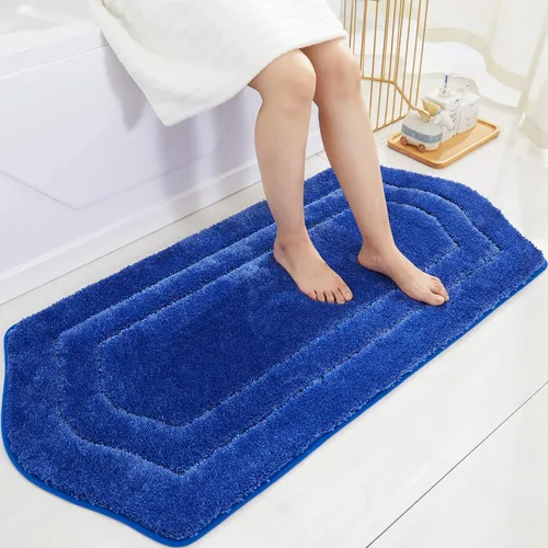 Vista 62 de COSY HOMEER Alfombras de Baño Extra Gruesas para Baño - Juegos de Alfombras Antideslizantes de Lino de Baño Suave Felpa 100% Poliéster Fuerte Sala