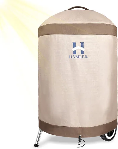 Vista 12 de HAMLER Funda para Parrilla de 30 Pulgadas, Cubiertas para Barbacoa Resistentes e Impermeables de Servicio Pesado, Fundas para Parrilla de Gas