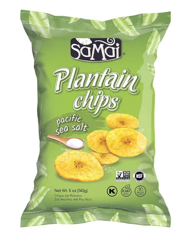 Vista 22 de SAMAI Chips de plátano de chile de 2.65 onzas, paquete de 15 unidades, totalmente naturales, sin OMG, sin gluten y Kosher