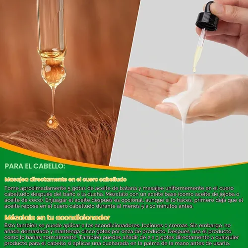 Vista 4 de KMSH Aceite de batana 100% puro para cabello, 2 onzas, aceite de masaje natural para cabello seco, dañado y encrespado, aceite de cabello