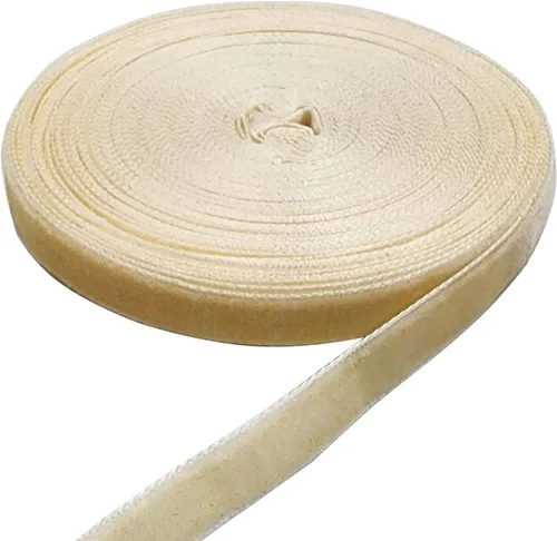 Vista 24 de Bobina de cinta de terciopelo de 10 yardas, disponible en muchos colores (Beige, 1 1/2 pulgadas)