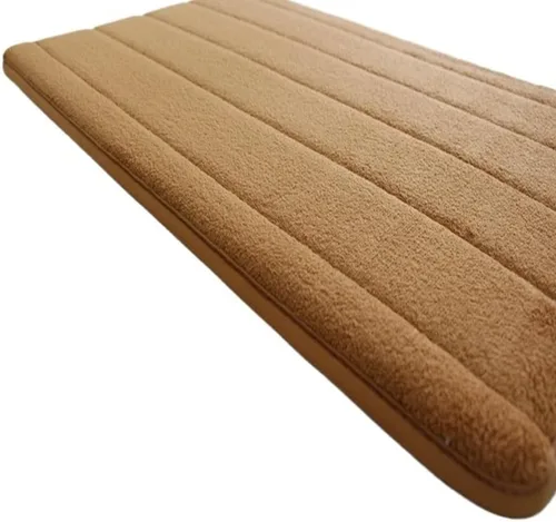Vista 5 de Alfombra antideslizante de Baño De Espuma Viscoelástica, Tapete Moderno, Antideslizante, 3 Unidades Por Juego Alfombras de Baño