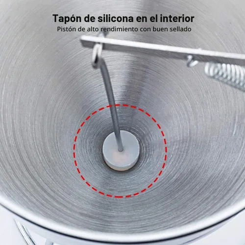 Vista 3 de Embudo de acero inoxidable, herramienta de bolas de pulpo, dispensador de masa para gofres, fabricante de panqueques, herramientas de cocina