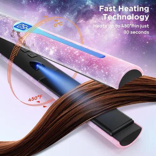 Vista 5 de 3 en 1 1875W secador de pelo alisador rizador, juego de peinado PARWIN PRO BEAUTY para el cabello, regalo de San Valentín, secador de pelo iónico