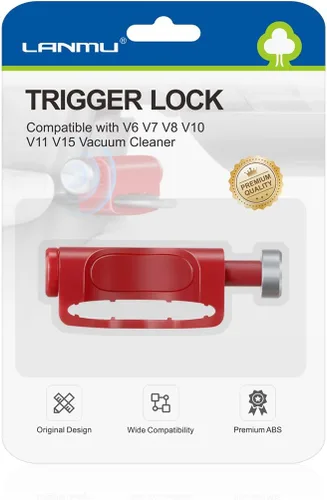 Vista 8 de LANMU Bloqueo de gatillo compatible con aspiradora Dyson V15 V11 V10 V8 V7 V6 Absolute Motorhead, interruptor de una sola pulsación para un fácil