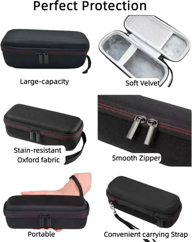 Vista 4 de Funda inteligente para lentes de sol Ray-Ban Meta Wayfarer, Skyler, caja de carga Headliner, funda rígida de transporte compatible con accesorios