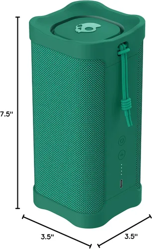 Vista 9 de Skullcandy Terrain XL - Altavoz Bluetooth Inalámbrico IPX7, Altavoz Portátil Impermeable, Batería de 18 Horas, Correa de Muñeca de Nylon, Estéreo