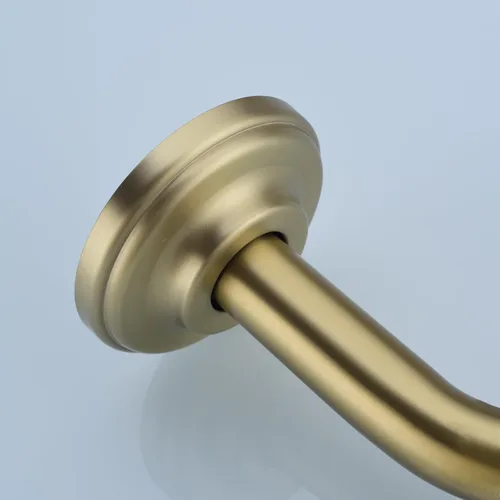 Vista 6 de Brazo de ducha curvo en forma de "S" de 8 pulgadas con brida, extensión de cabezal de ducha de acero inoxidable de repuesto, brazo de tubo
