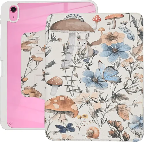 Vista 11 de Funda giratoria para iPad (A16) 11ª generación de 11 pulgadas (2025), iPad 11ª generación de 10.9 pulgadas (2022), funda tipo cartera de piel PU