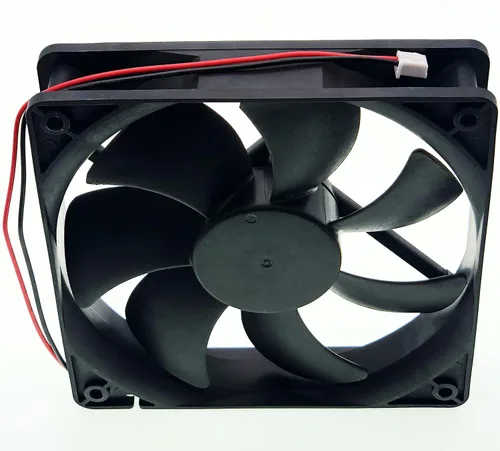 Vista 4 de Ventilador PY-1225H12S 12025 DC12V 0.35A 120×120mm×25mm Ventilador de enfriamiento de 2 hilos