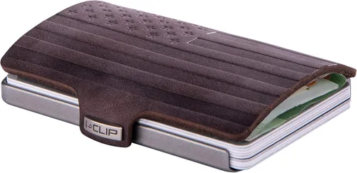 Vista 2 de I-CLIP Cartera Merica (Disponible en 2 variantes), Marrón, Elegante