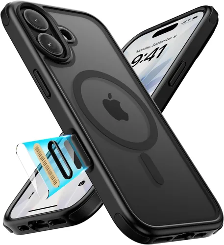 Vista 51 de Mobnano Funda para iPhone 13 Pro, compatible con MagSafe, funda transparente con anillo magnético, diseño multicolor protector a prueba de golpes