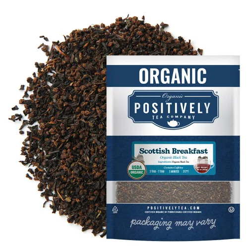Vista 27 de Bolsas de hojas sueltas para té. Orgánicas por USDA. Positively Tea LLC.