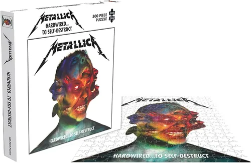 Vista 3 de RockSaws - Metallica Hardwired...To Self-Destruct (500 Piece Jigsaw Puzzle)