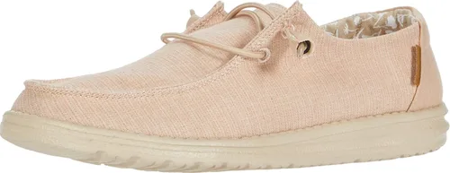 Vista 15 de Hey Dude Wendy Chambray - Zapatos para mujer, mocasines con cordones para mujer, cómodos y ligeros Aurora Blanco 2