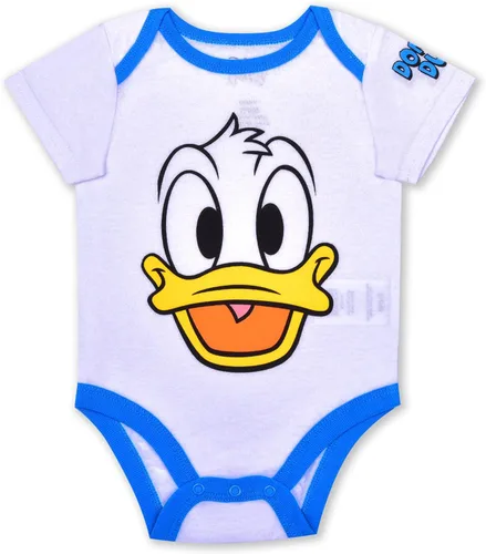 Vista 2 de Disney Mickey Mouse or Donald Duck - Conjunto de body de manga corta y pantalones deportivos para recién nacidos y bebés