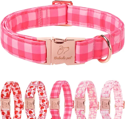 Vista 58 de Collar para perros del 4 de julio, collares patrióticos azules para cachorros y perros pequeños, ligero y ajustable 1776 collares para cachorros