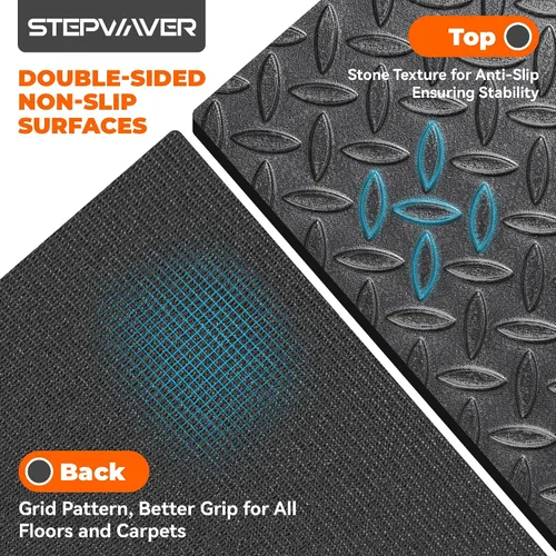 Vista 6 de Stepwaver Alfombrilla de caminata para alfombras, caminadora para suelos