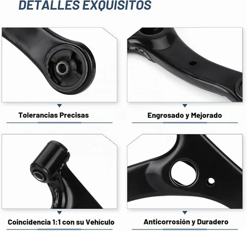 Vista 3 de Brazo de control inferior delantero para Toyota Corolla Matrix 2003-2013, para Toyota Celica 2000-2005, para Pontiac Vibe 2003-2008 Kit