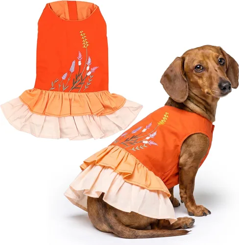 Vista 124 de Parisian Pet Chambray - Vestido para perro - Ligero sin mangas para perro, niña, talla XS Chambray en general