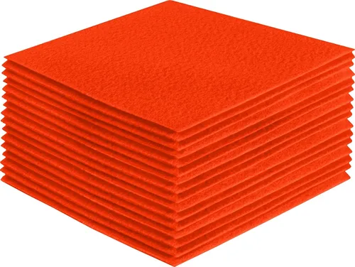 Vista 158 de FabricLA Hojas de fieltro acrílico para manualidades, cuadrados de fieltro precortados suaves de 4 x 4 pulgadas (3.9 in x 3.9 in), utiliza hojas