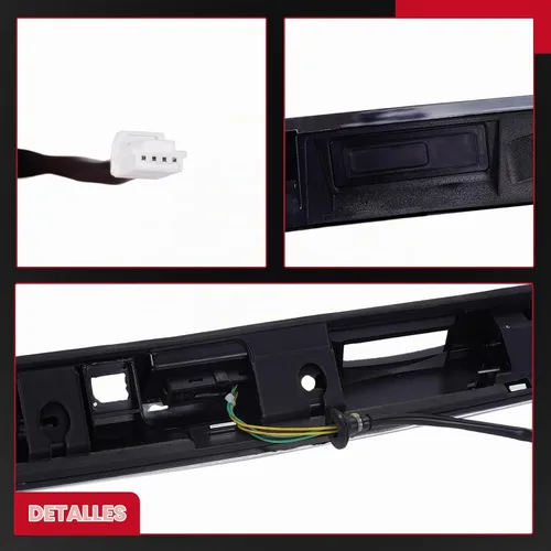 Vista 5 de Moldura Cromada de Acabado de Manija de Compuerta Trasera, compatible con Nissan Pathfinder 2013-2019 Manija de Compuerta Elevadora, Abridor