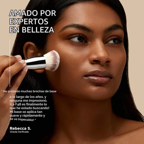 Vista 4 de Sigma Beauty F48 - Brocha de cobertura suave, brocha de maquillaje de base