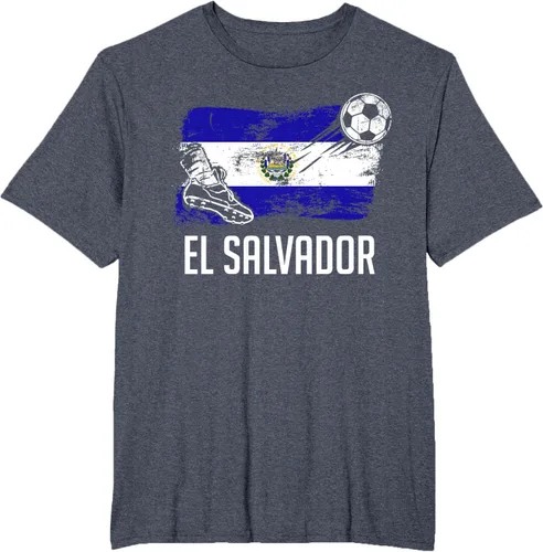 Vista 89 de Camiseta salvadoreña con bandera de fútbol salvadoreño