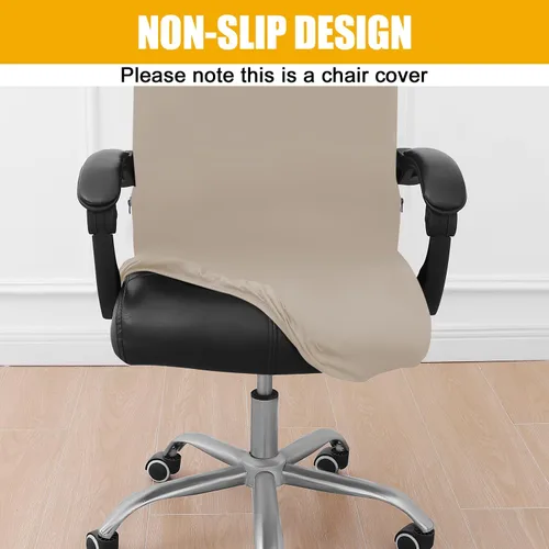 Vista 32 de Smiry fundas elásticas estampadas para silla de oficina de computadora, fundas universales para sillas giratorias de escritorio, extraíbles