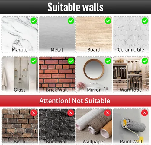 Vista 6 de COMNICO Paquete de 12 Ganchos Adhesivos de Plástico Transparente Impermeables Resistentes Pegajosos para Pared Techo Puerta Ventana Gancho