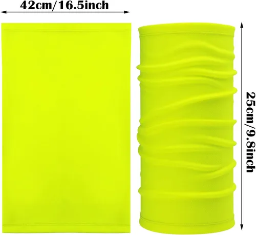 Vista 6 de Geyoga 6 piezas de protección UV para el verano, polaina de cuello refrescante, ropa para la cara, polaina para cuello, bufanda, protector solar