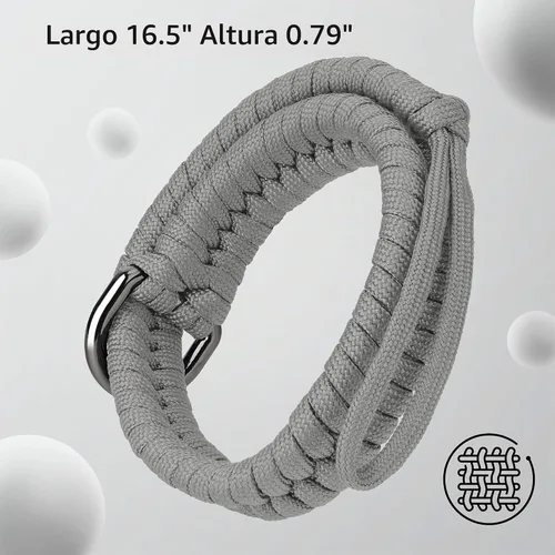Vista 3 de SUNYA Correa de muñeca para cámara para fotógrafos, correa de paracord de cuerda para cámara, correa de mano compatible para cámara réflex digital
