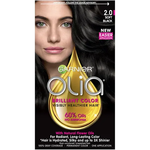 Vista 22 de Garnier Olia Tinte de cabello sin amoníaco [5.60] rojo granate medio, 1 unidad 5.6 Rojo granate medio