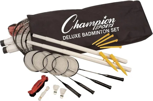 Vista 12 de Champion Sports - Juego de bádminton para exteriores