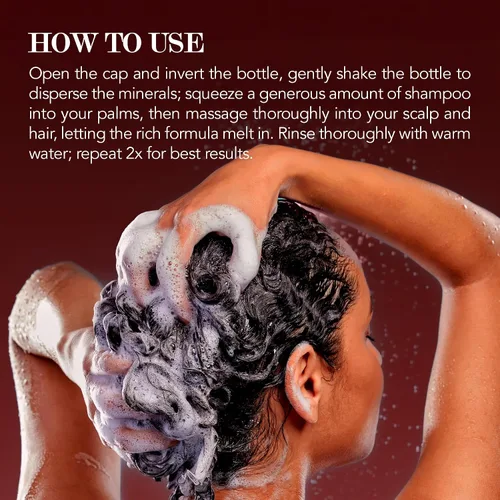 Vista 7 de Saphira Dead Sea Minerals Shampoo – Sulfate Free Professional Hair Care – Hydrating & Nourishing Shampoo for All Hair Types