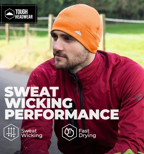 Vista 32 de Tough Headwear Skull Cap for Men-Motorcycle Head Cap,Sweat Caps for Men, Skull Cap Helmet Liner,Running Beanie Parent