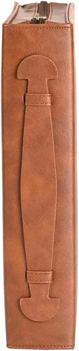 Vista 3 de White Dove Designs Funda de la Biblia-Cruz Clásica-Marrón-XLG