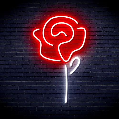 Vista 21 de ADVPRO Rose Flex Silicone LED Neon Sign - Blue - st16s32-fnu0034-b