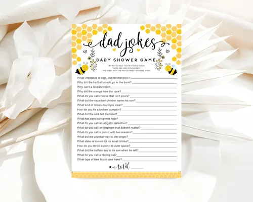 Vista 5 de Your Main Event Prints Paquete de 50 juegos para baby shower, divertido juego de bromas para papá, ideal para baby shower, baby shower, baby