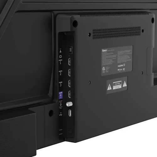 Vista 4 de Roku Paquete de transmisión de 50" Select Series 4K QLED TV HDMI CPS 2026